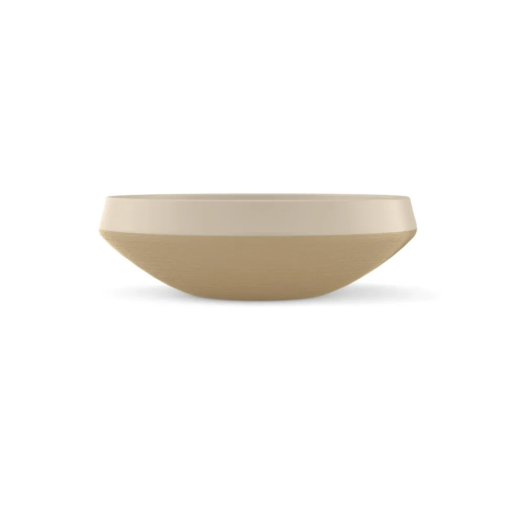 [SK-B725-SFSS] SK-B725 Skandi 7.25" x 2.25" Round Bowl (Starfish Exterior / Sandshell Interior)