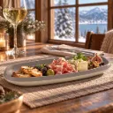 SK-S1611 Skandi 11.5" x 6.5" x 1" Oval Slider