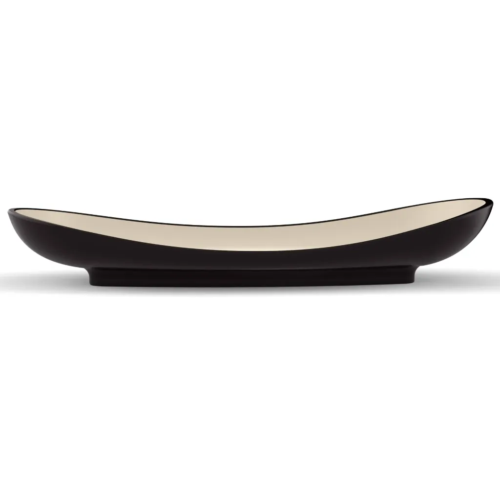 PS-S126 pur&simpl 12.5" x 6" x 2" Oval Slider Plate