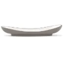PS-S126 pur&simpl 12.5" x 6" x 2" Oval Slider Plate