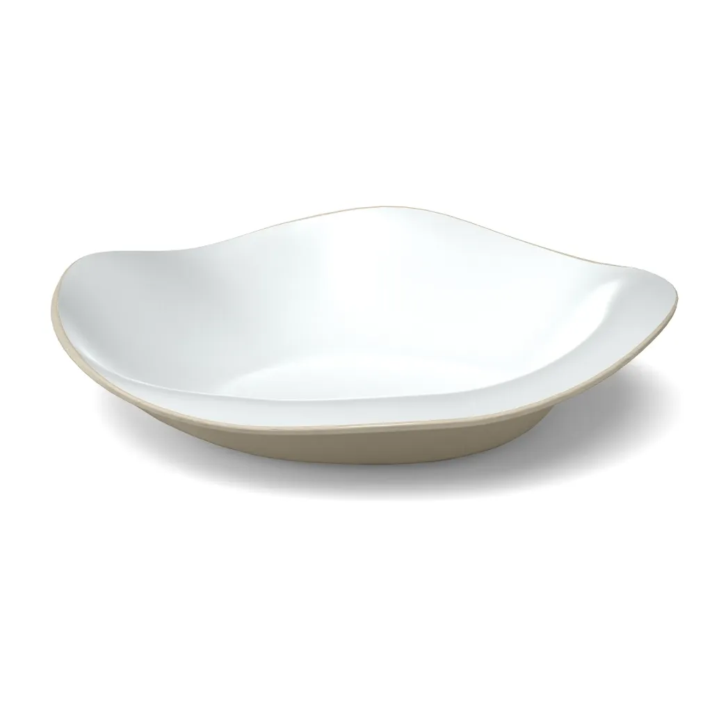 [MR-B975-SSWH] MR-B975 Miramar 9.75" x 2.5" Pasta Bowl (Sandshell Exterior / White Interior)