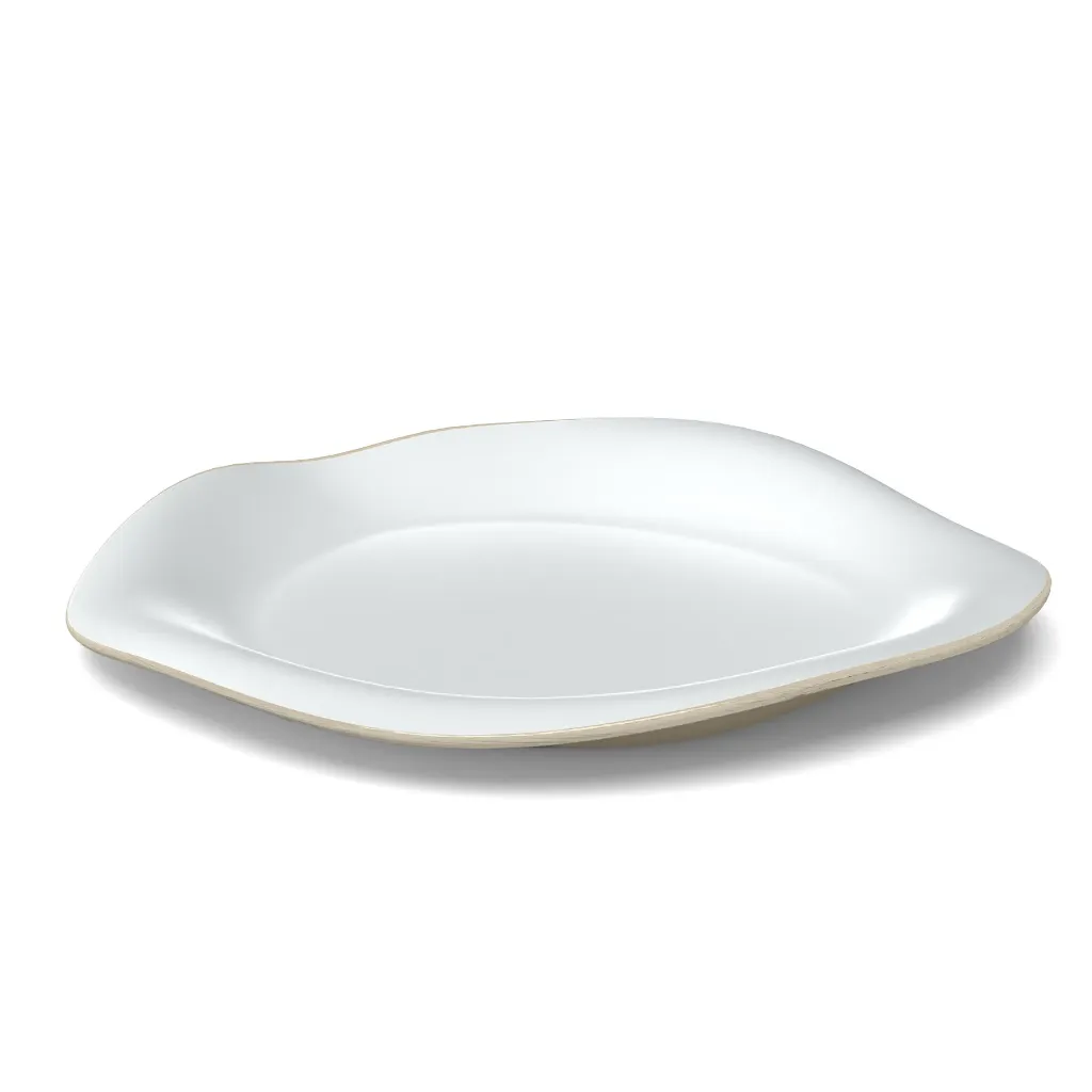 [MR-P105-SSWH] MR-P105 Miramar 10.5" x 1" Round Plate (Sandshell Exterior / White Interior)