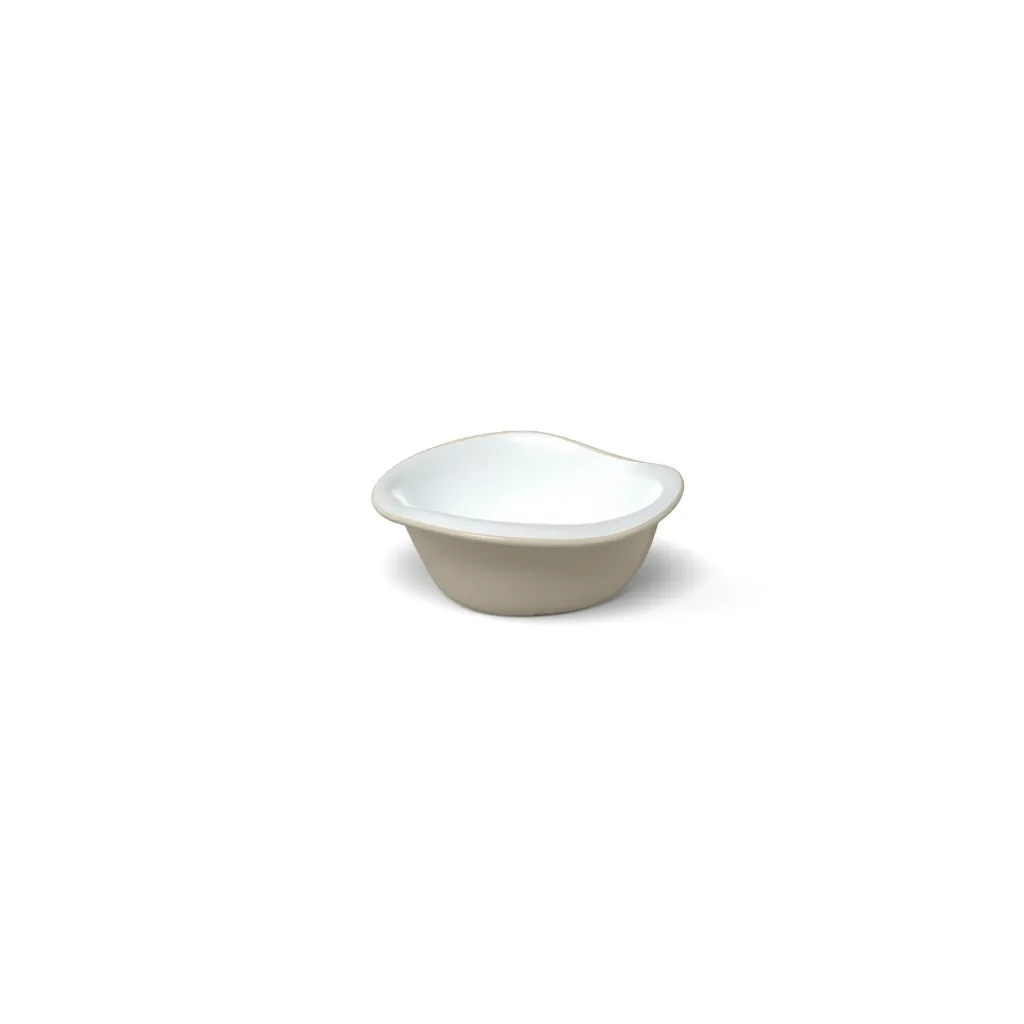 [MR-R3-SSWH] MR-R3 Miramar 3.5" x 1.5" Round Ramekin 3oz (Sandshell Exterior / White Interior)